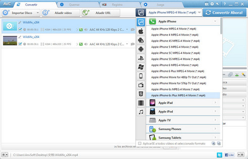 Main Windows of Any Video Converter Ultimate