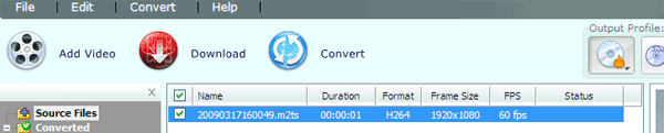 Add input video file