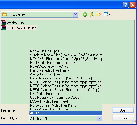 Add Video Files