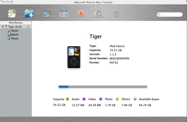 Sync iPod with Mac OS computer