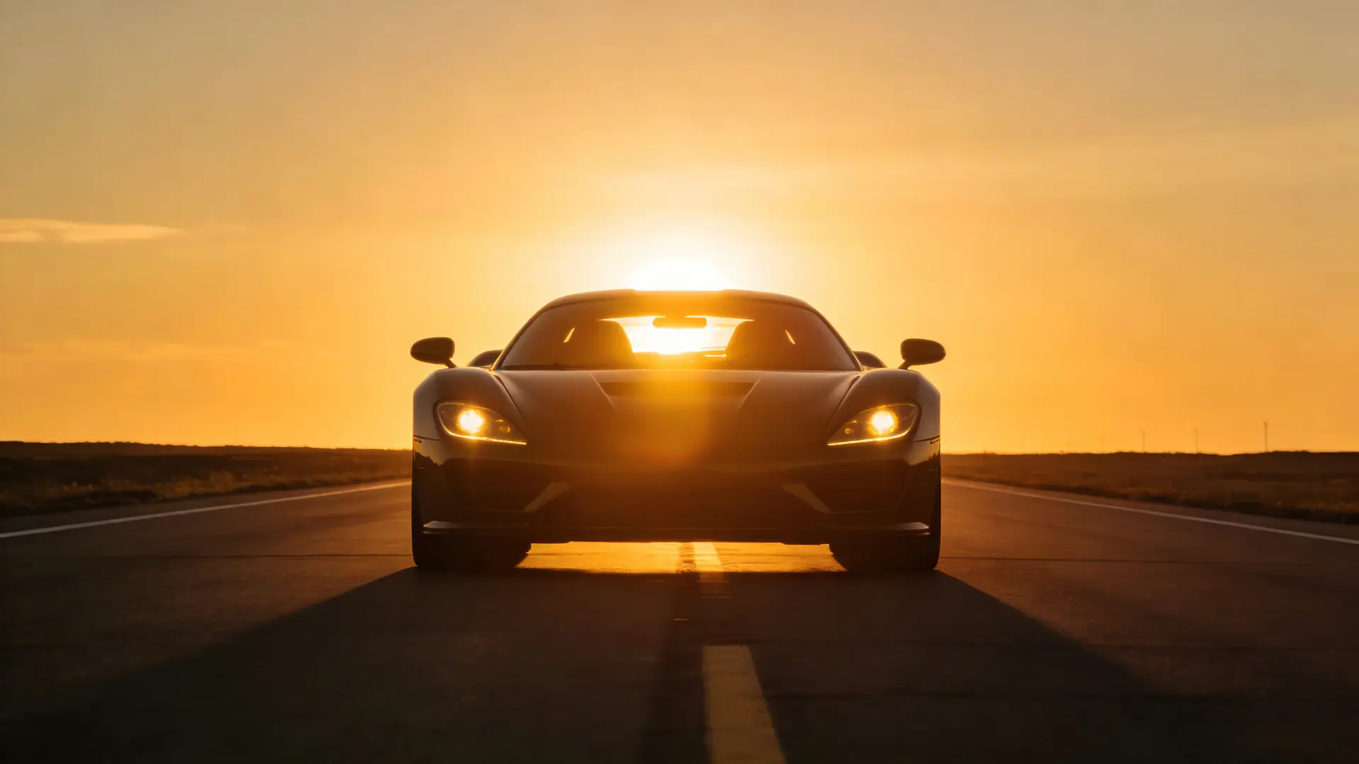 cinematic sports car image generated by ai