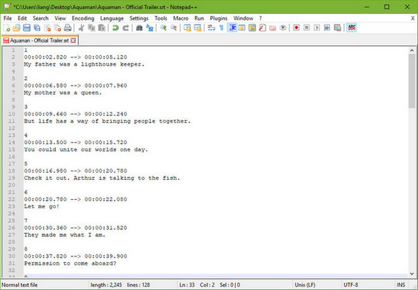 split srt file time adjuster