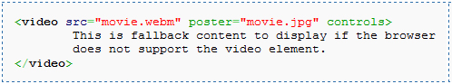 Embed HTML5 Video for Web