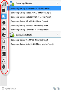Convert Video to devices