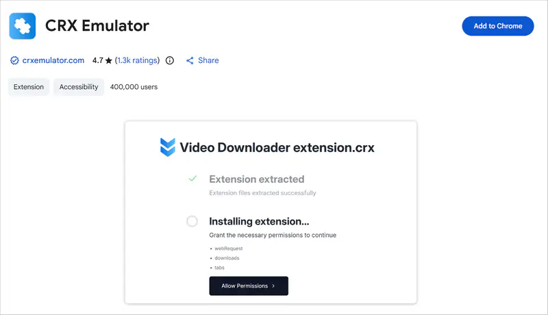 add addoncrop youtube downloader extension for chrome