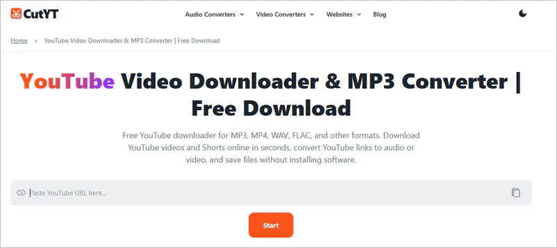 cutyt youtube to flac downloader