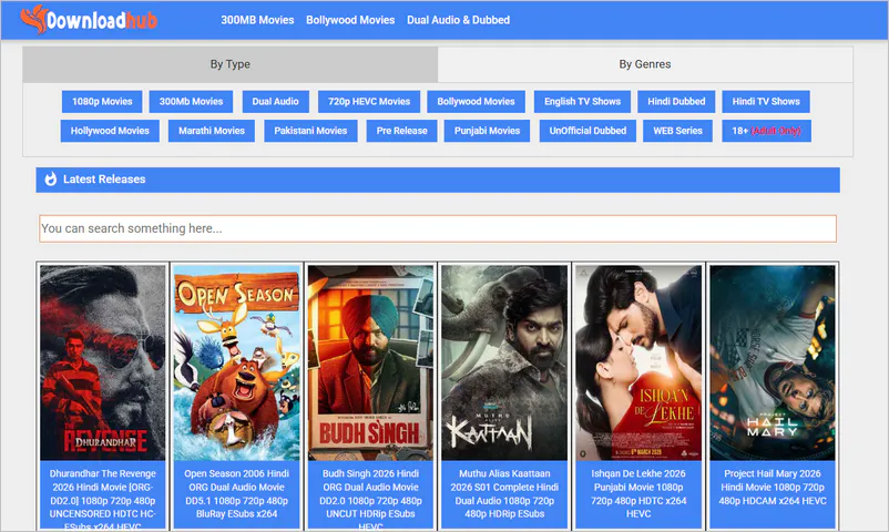 downloadhub bollywood movies download wesite
