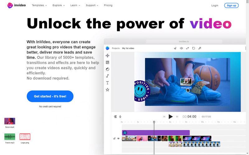 invideo text to video generator