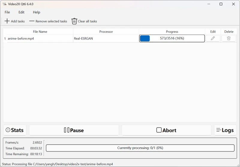upscaling anime for free with video2x