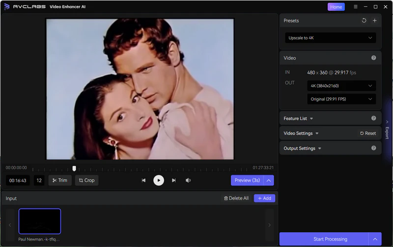 upload 360p video