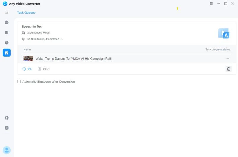 convert video to text