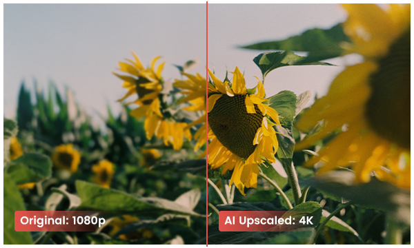 upscale video from 1080p to 4k